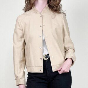 Vintage Jean Paul Gaultier 90s Y2K Bomber Jacket Light Coat Sporty Quiet Luxury